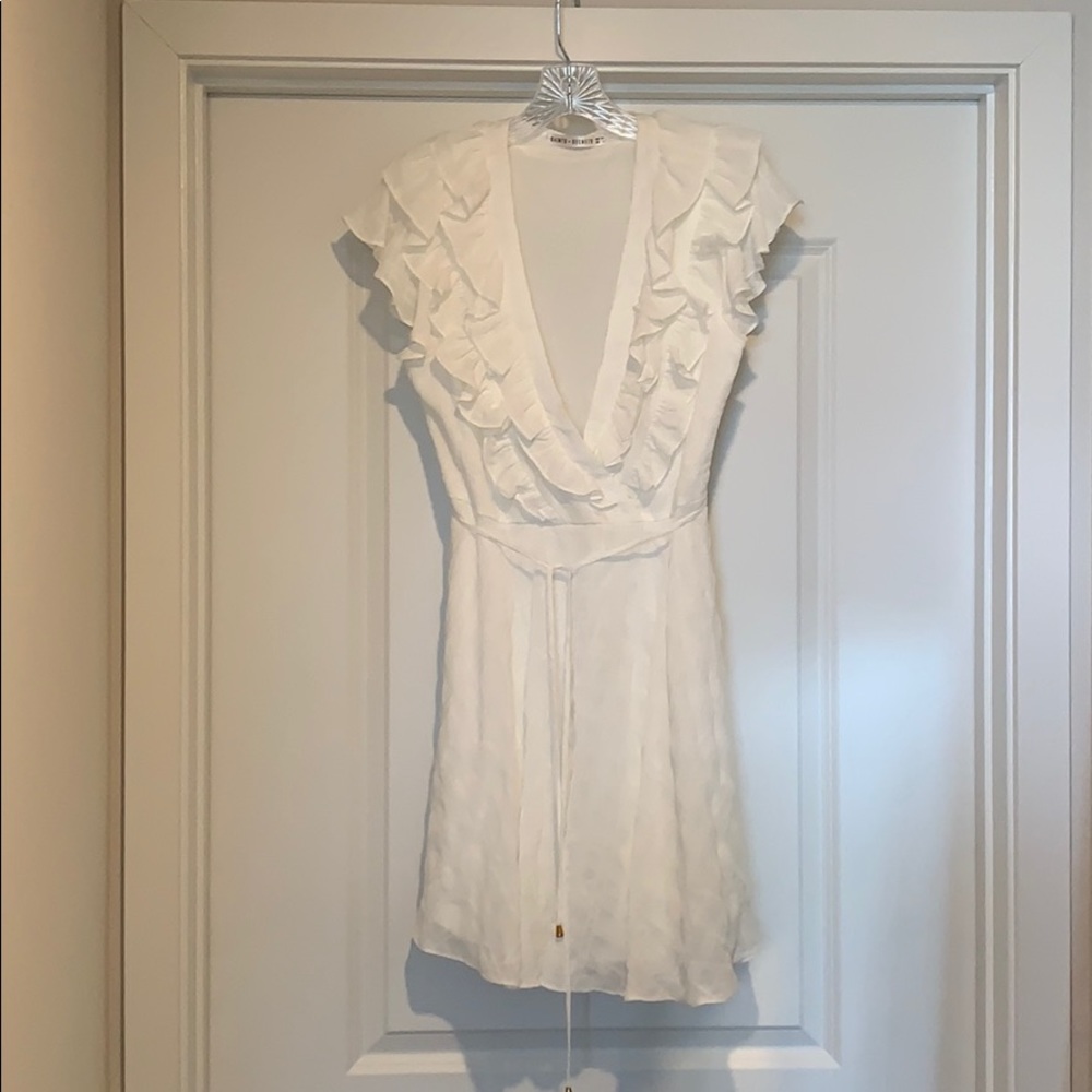 White Deep V Sundress - Saints + Secrets - Size L